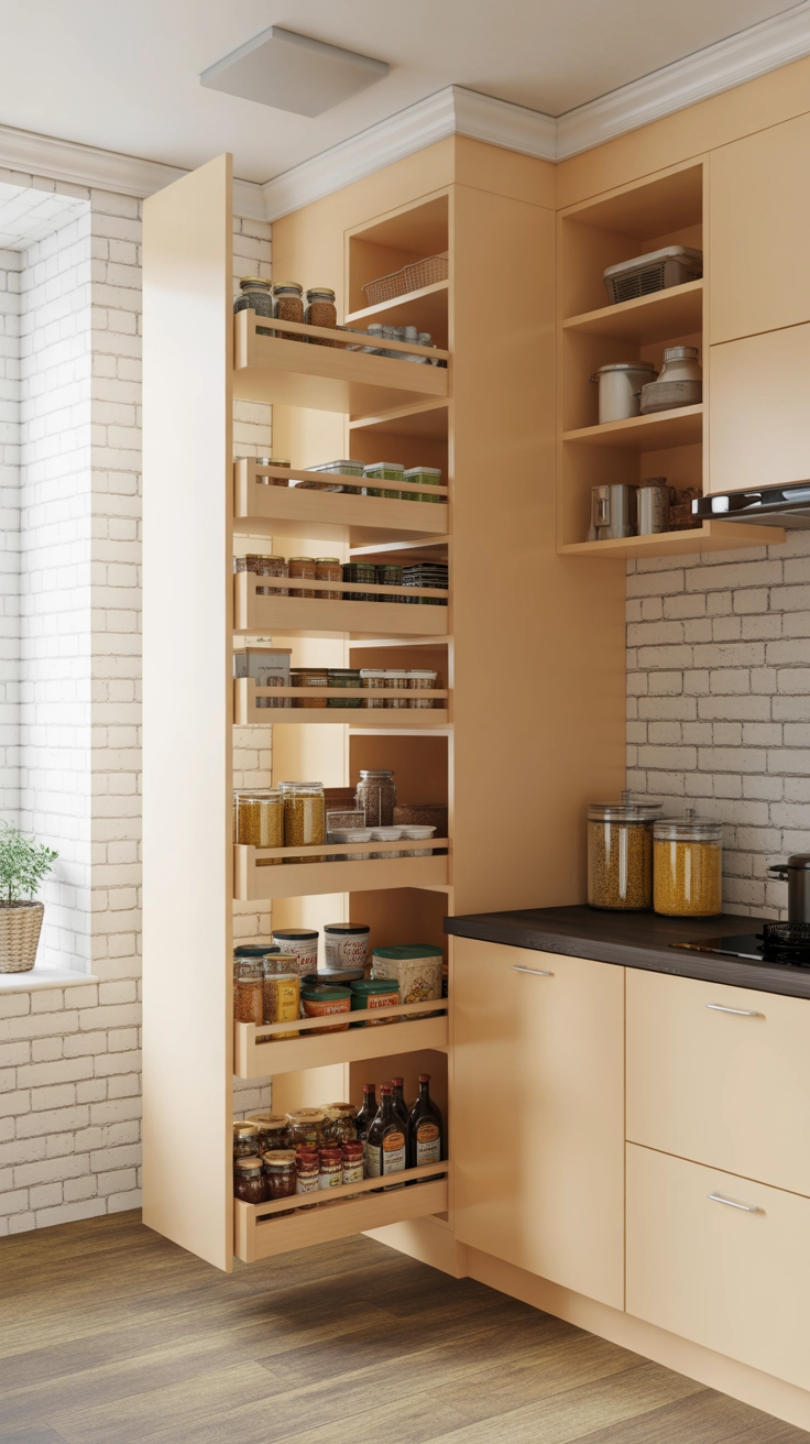Vertical Pantry Storage