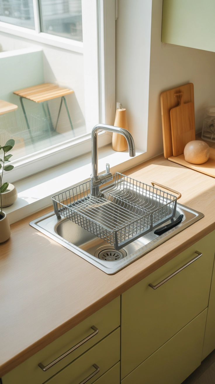 Foldable Dish Drying Rack