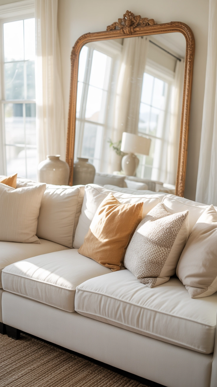 Use Mirrors to Make the Room Feel Bigger