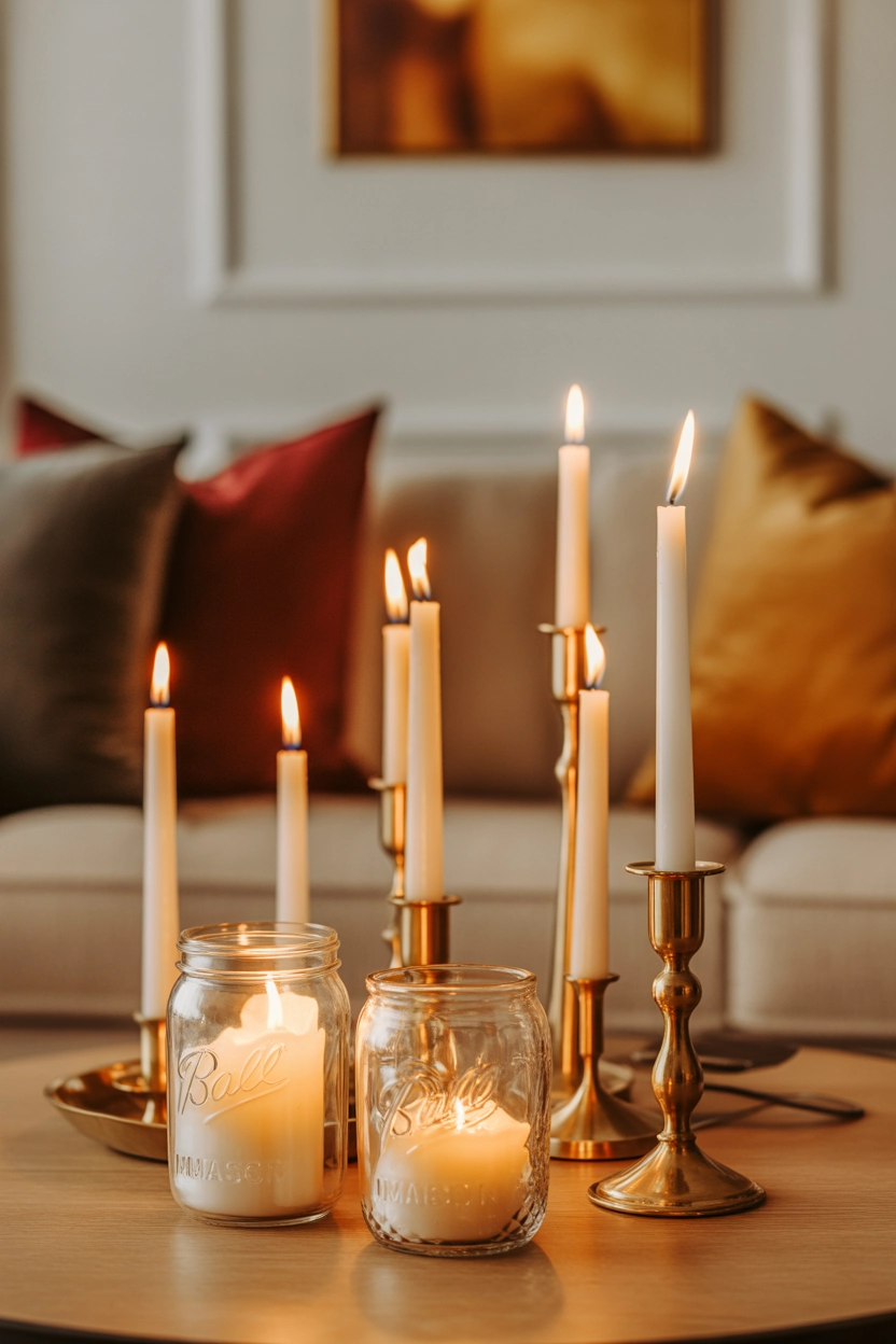 Warm Candlelight for a Magical Glow