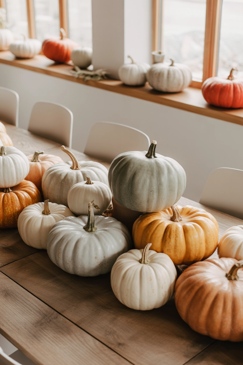 Pumpkin Displays Throughout the Home