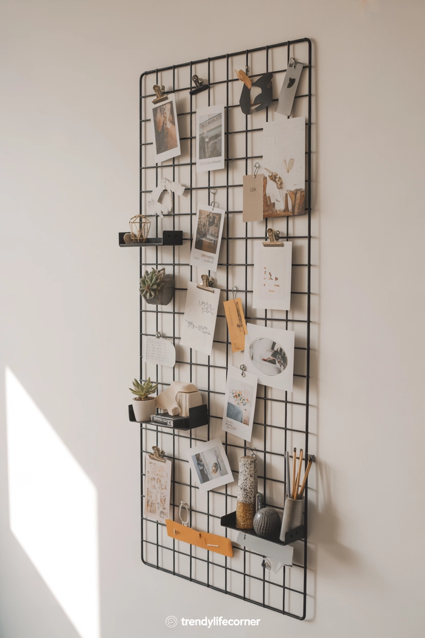 Wall Grid Organizer Look
