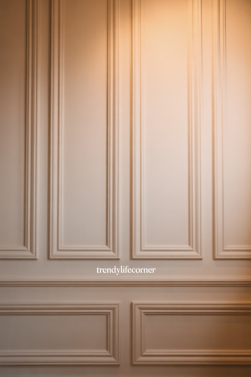 Wall Molding for a Classic Look