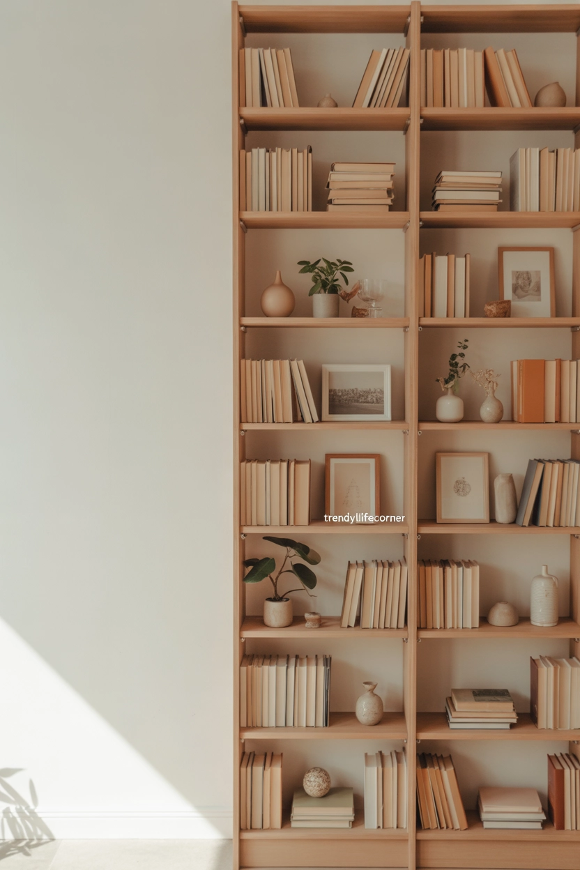 Open Bookshelf Wall