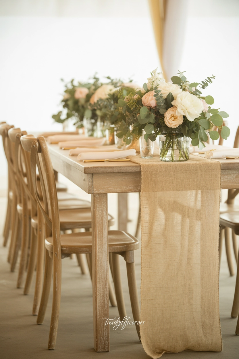Burlap Table Runners