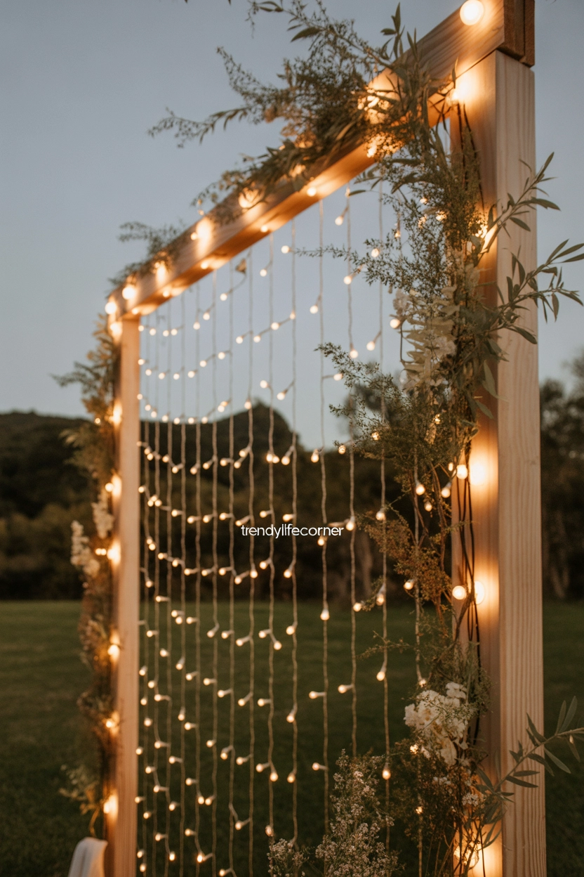 String Light Backdrop