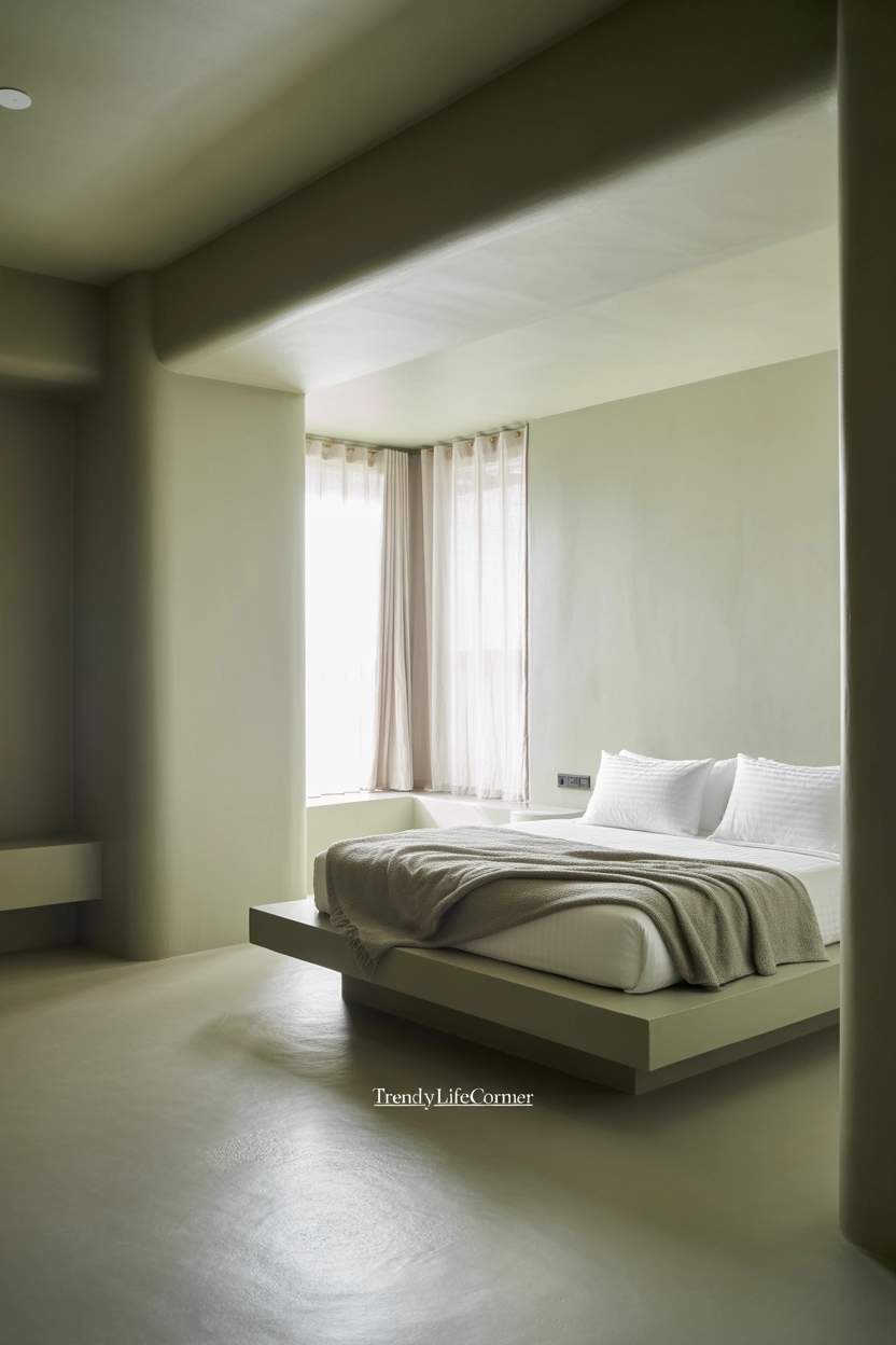 Soft Grey Walls for a Calm Feel