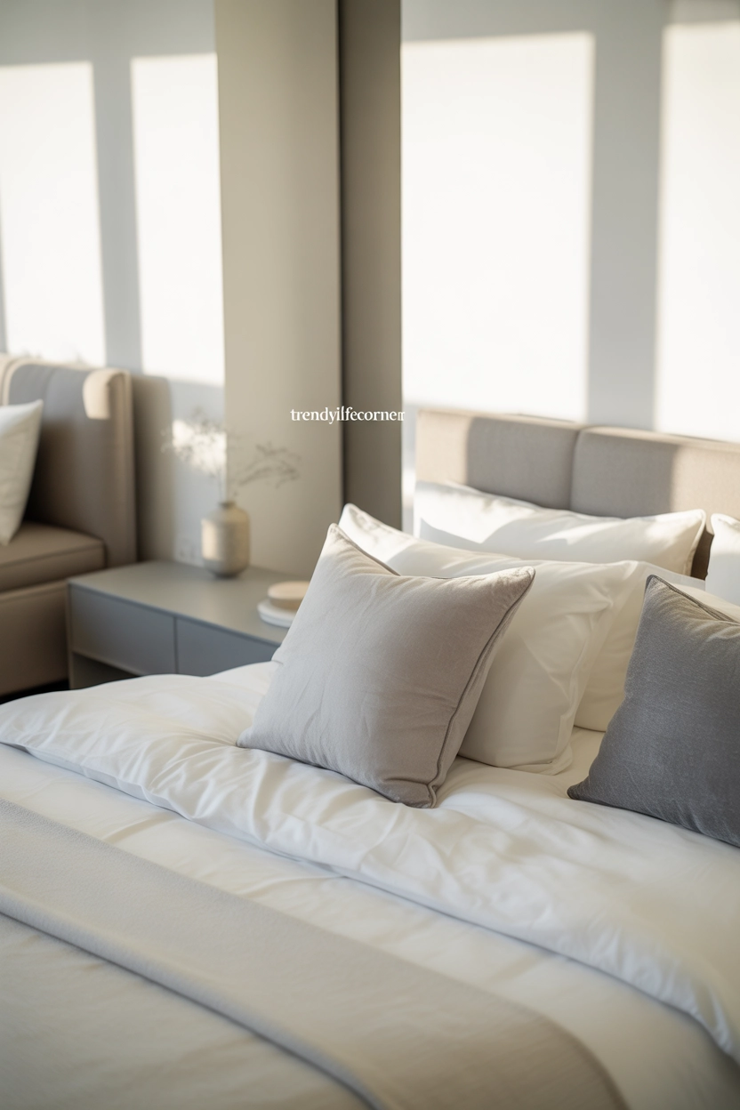 Grey and White Combo for a Clean Look