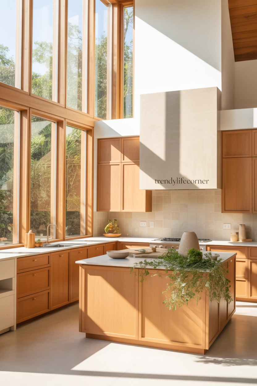 Large Windows for Natural Light