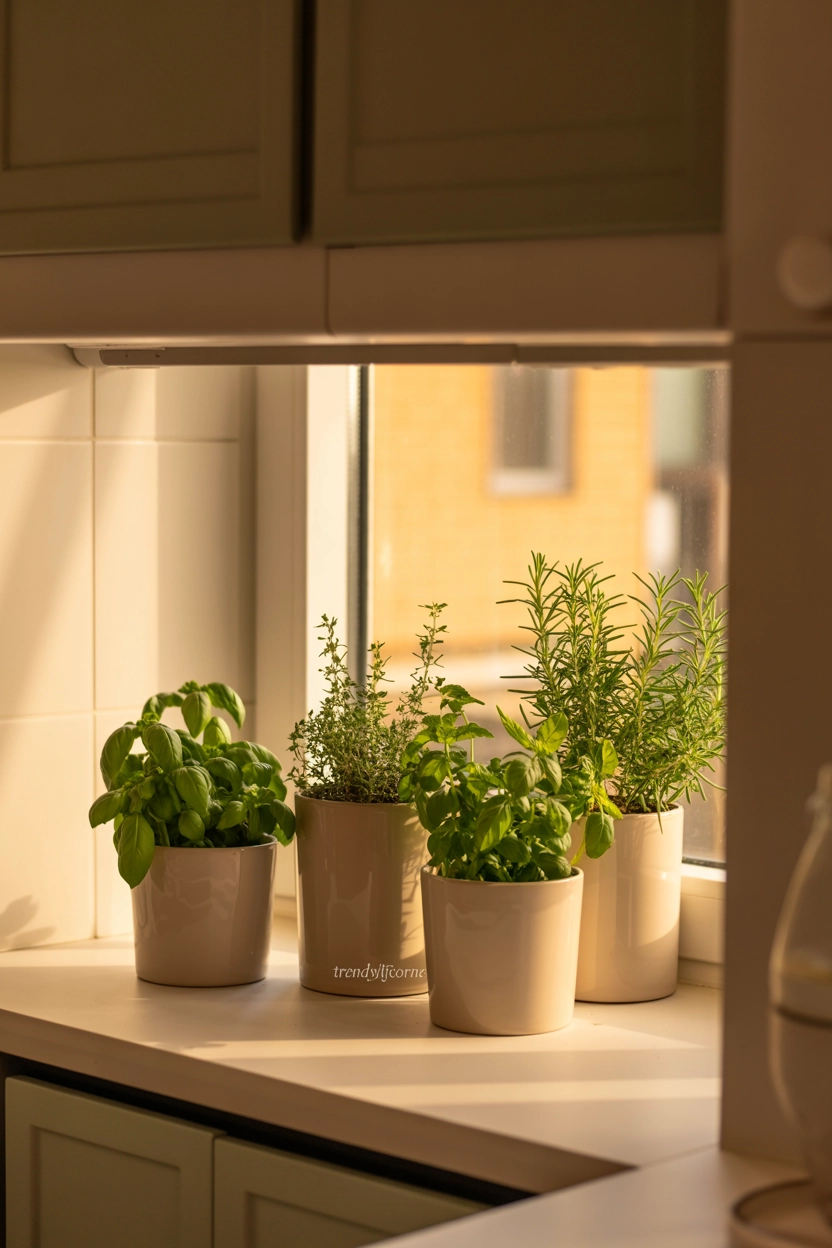 Kitchen Window Herb Garden