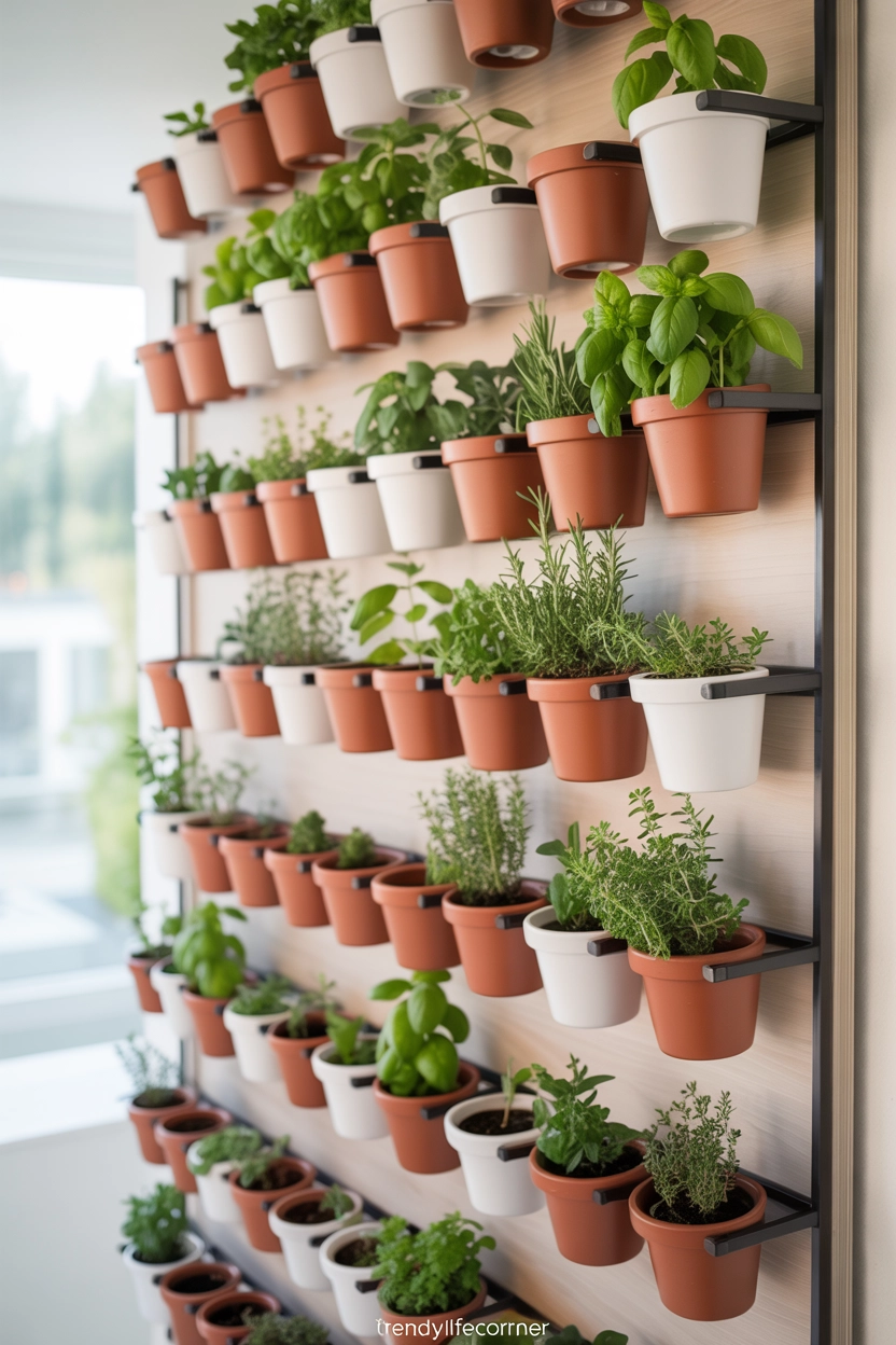 Vertical Wall Herb Garden
