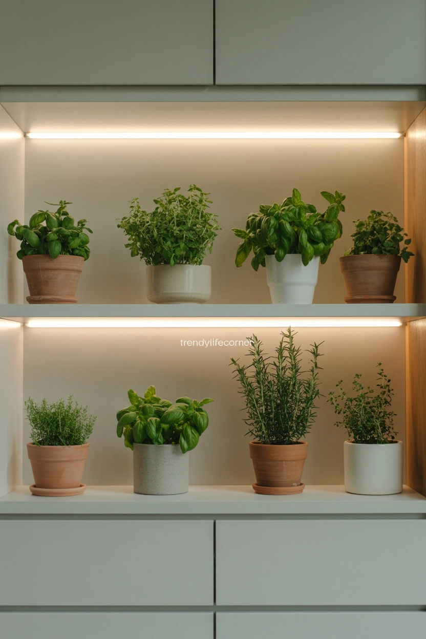 Indoor Shelf Herb Garden
