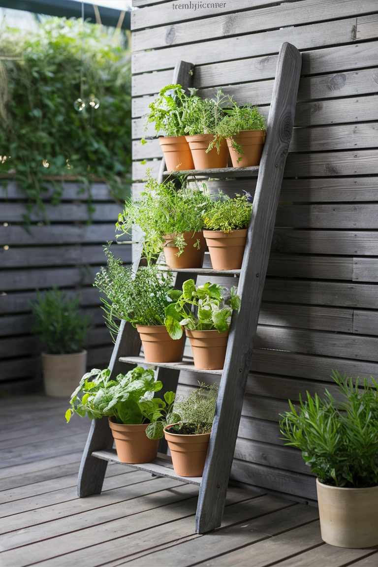 Ladder Style Herb Garden