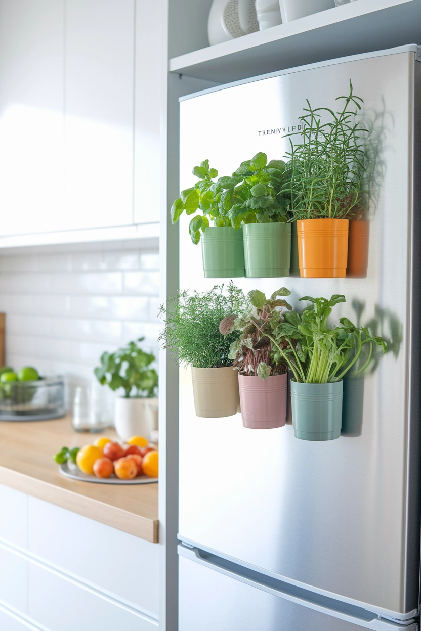 Magnetic Herb Garden for Kitchen