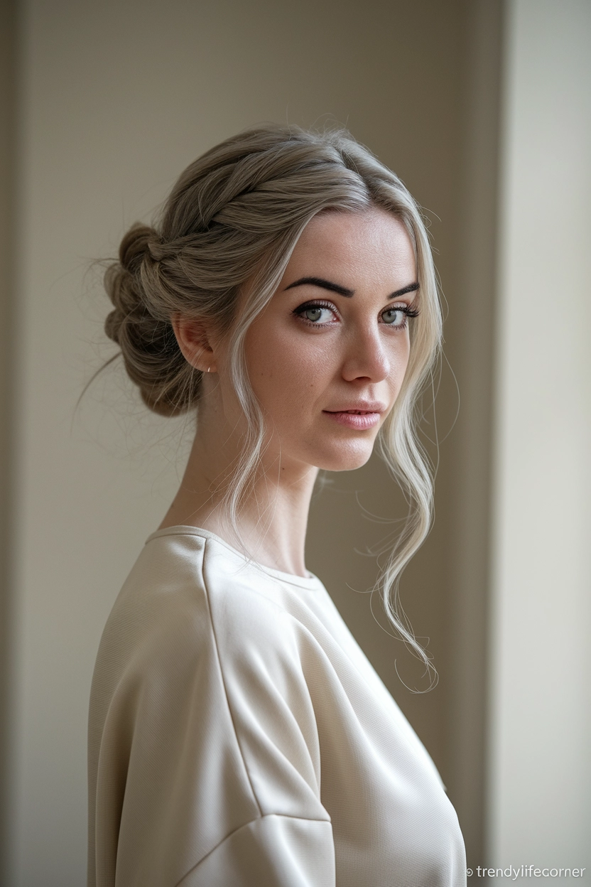 Classic Soft French Twist Look