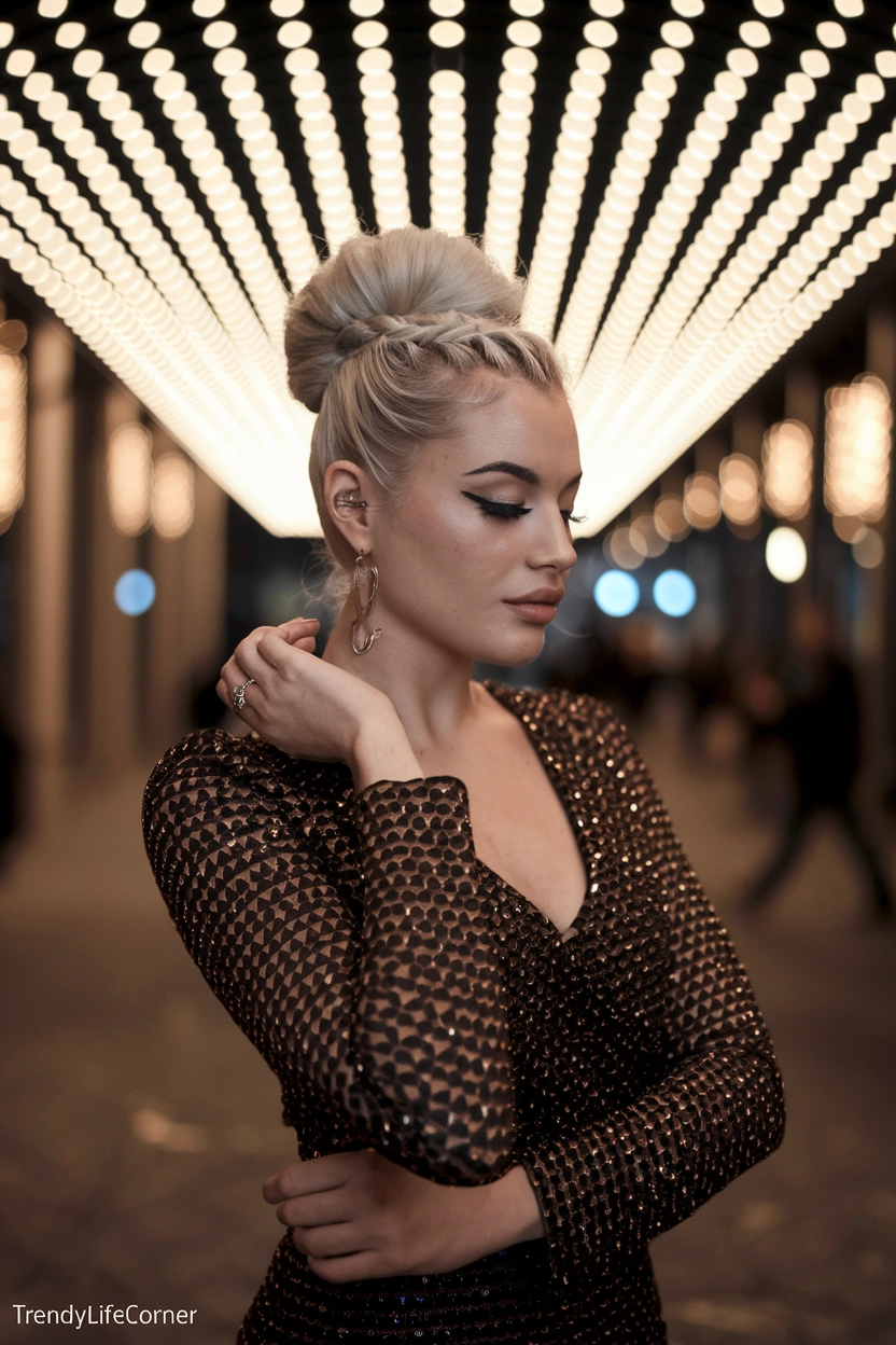 Holiday Glam French Twist