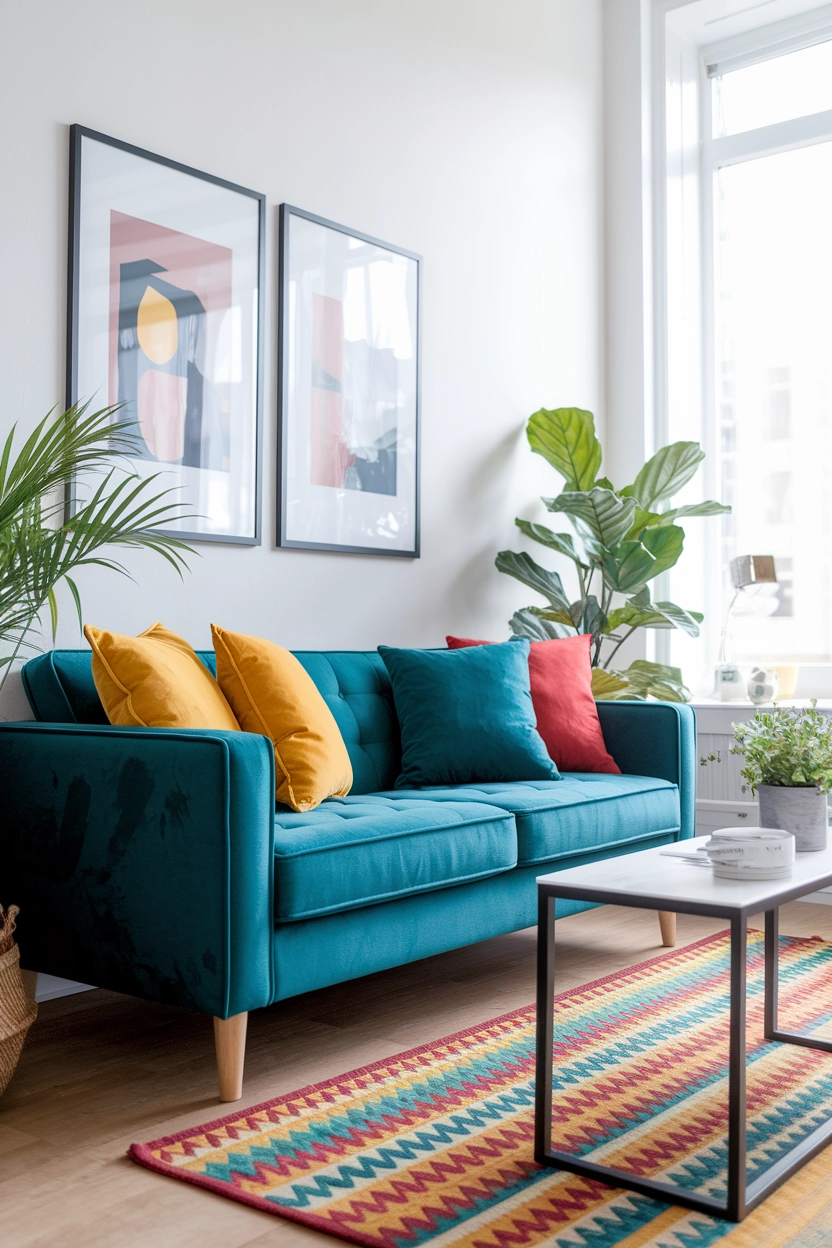 Bold Color Throw Pillows That Stand Out
