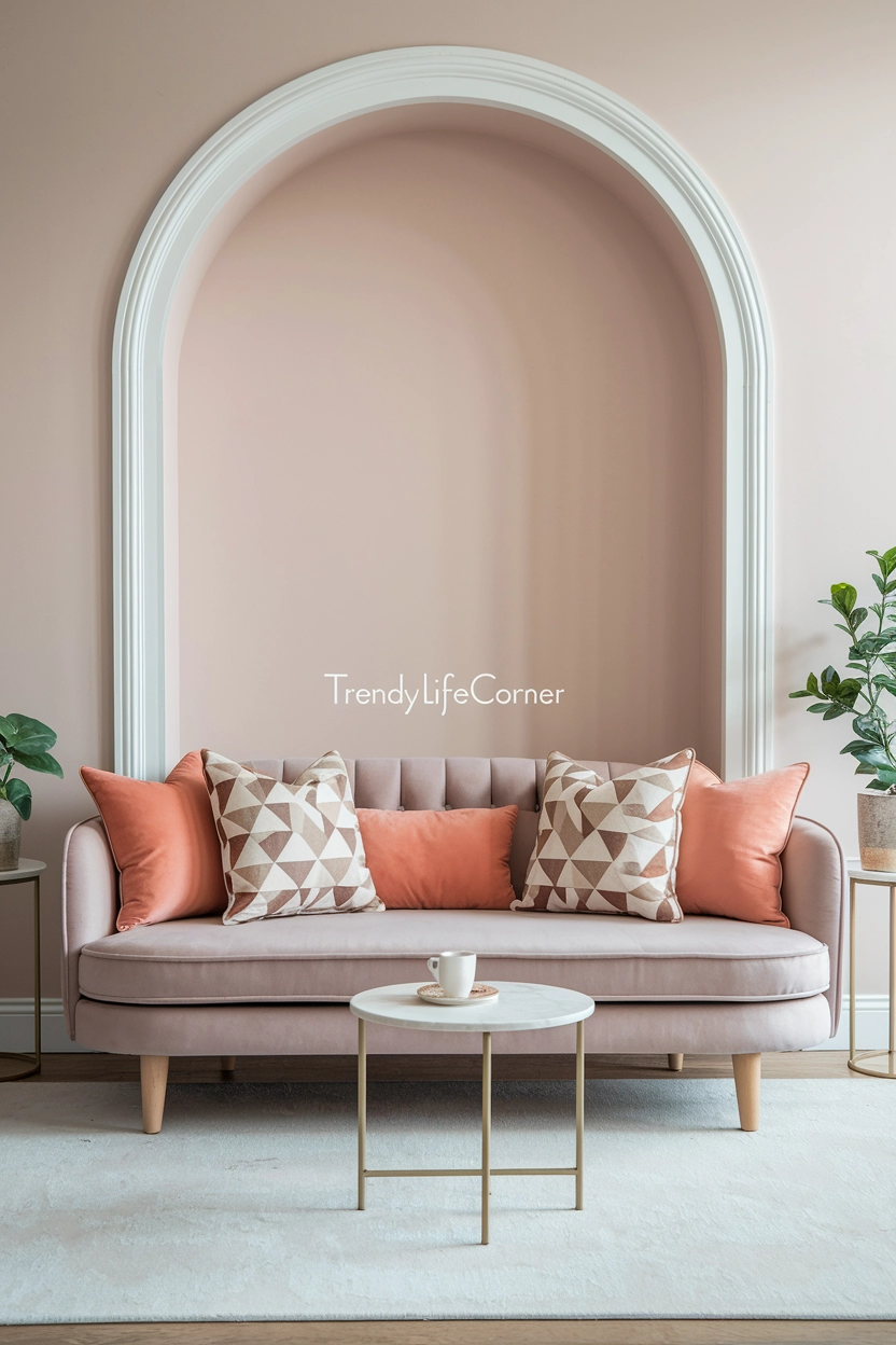 Matching Throw Pillows with Sofa Color