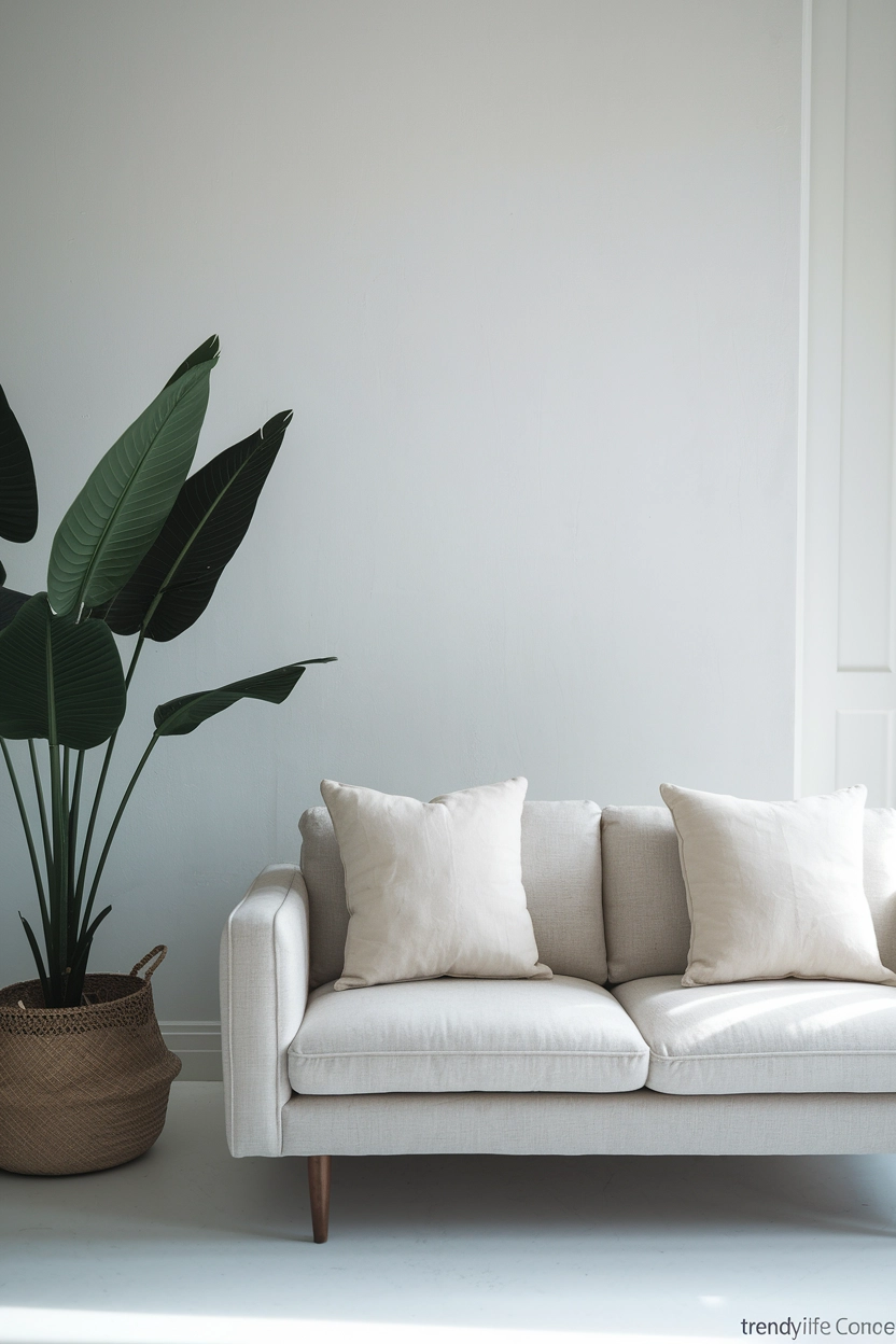 Minimal Throw Pillow Styling