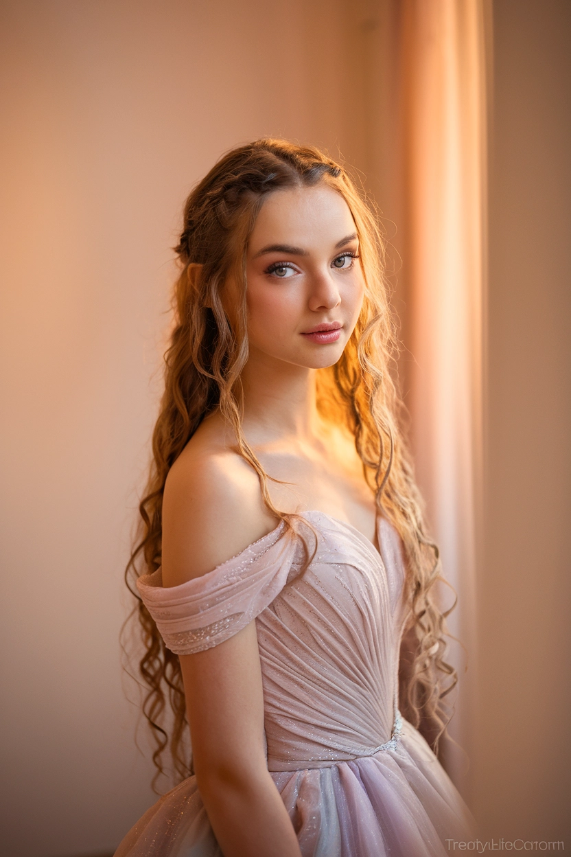 Soft Curly Open Hair