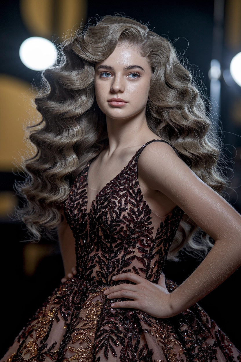 Glam Voluminous Curls