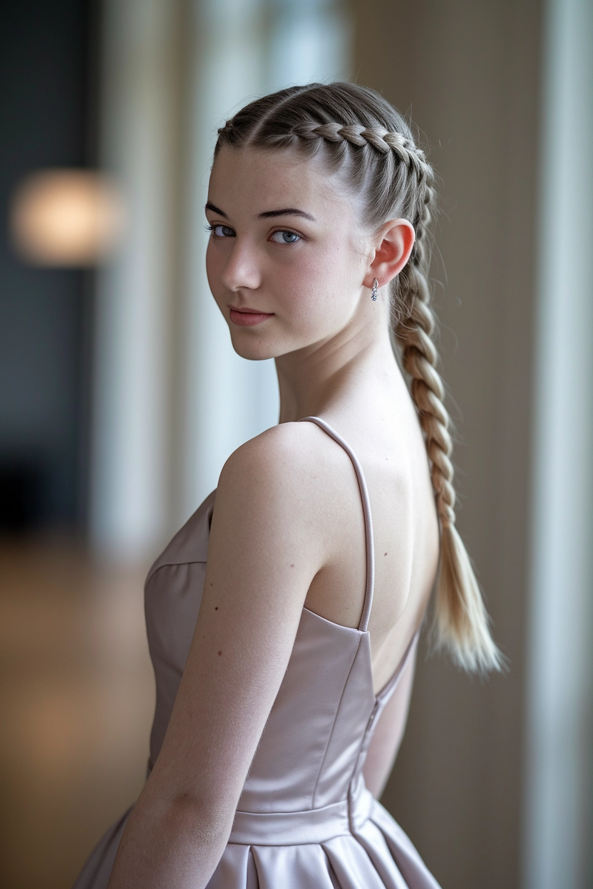 Twisted Low Ponytail