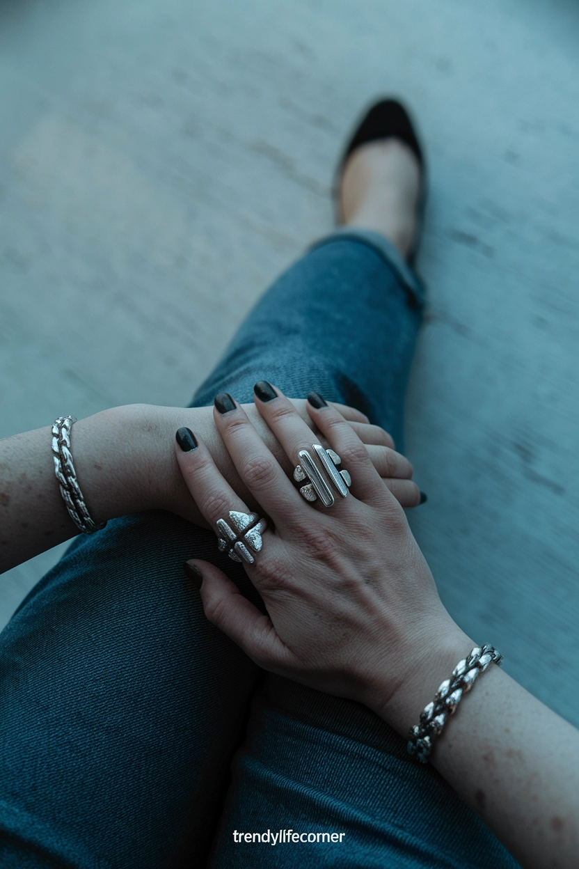 Silver Knuckle Rings for Cool Vibes