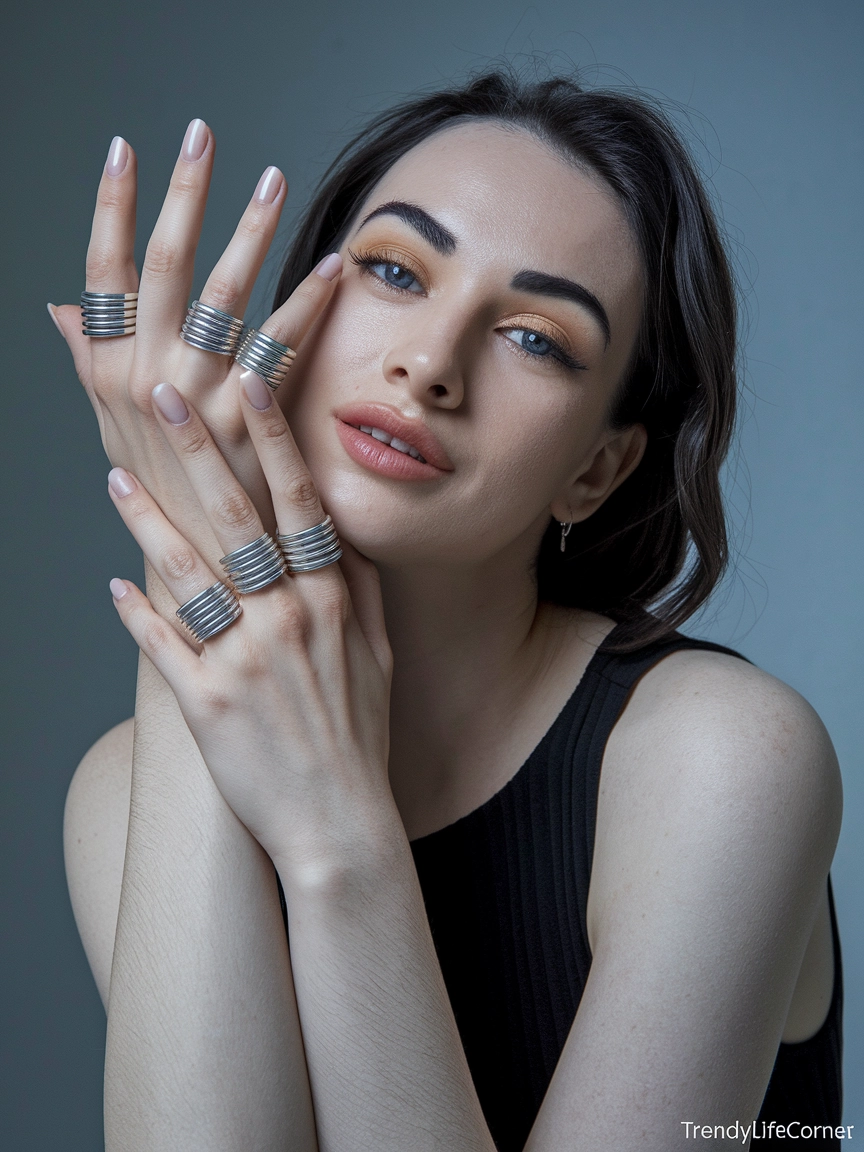 Silver Stackable Rings