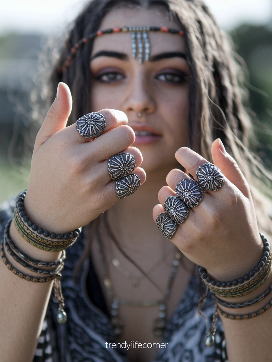 Boho-Inspired Knuckle Rings