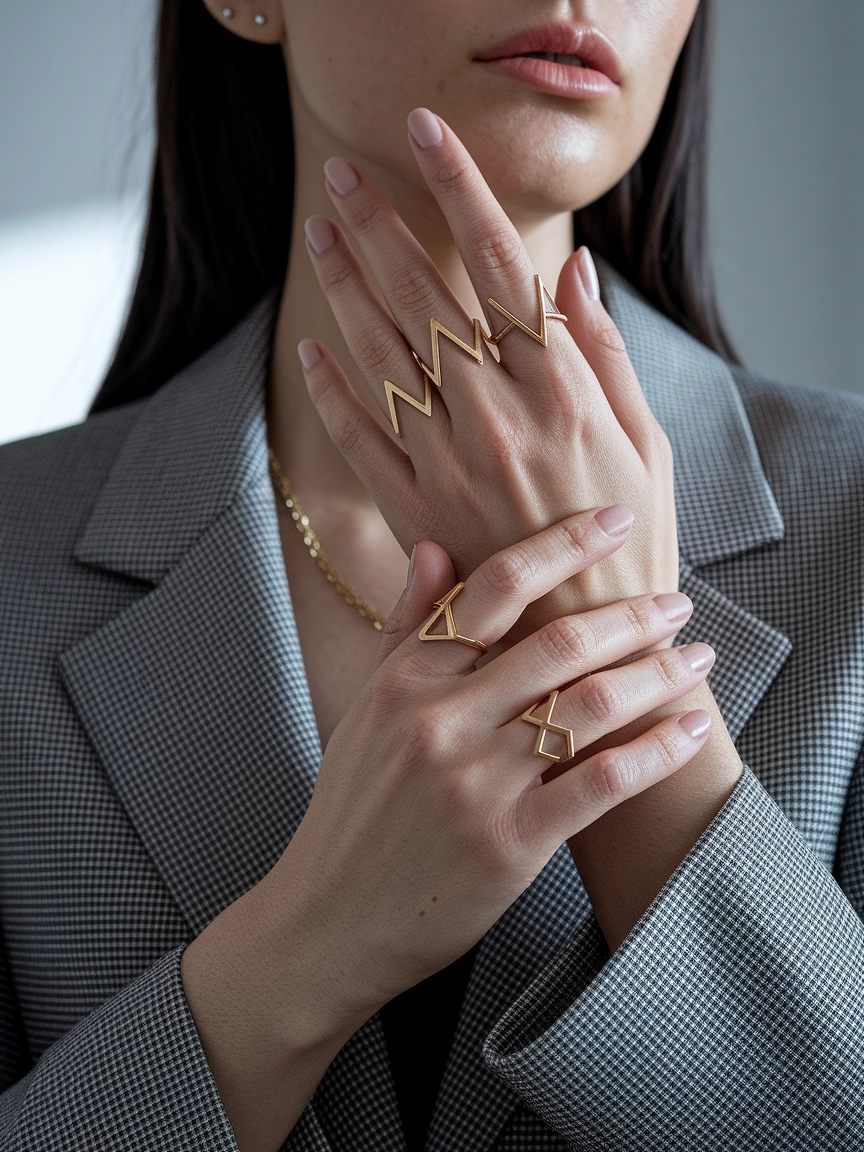 Geometric Shape Rings