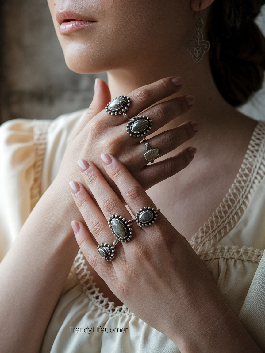 Vintage Style Knuckle Rings