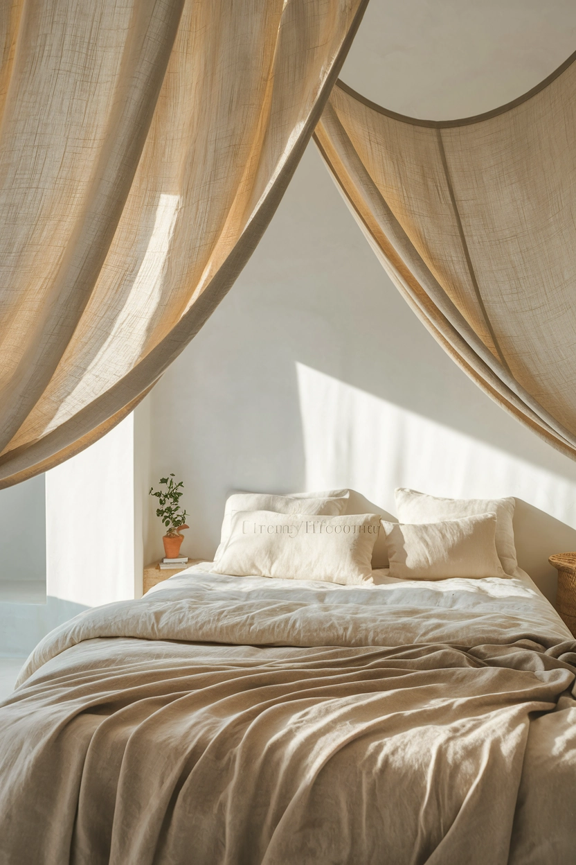 Use Linen Fabrics for a Relaxed Mediterranean Look