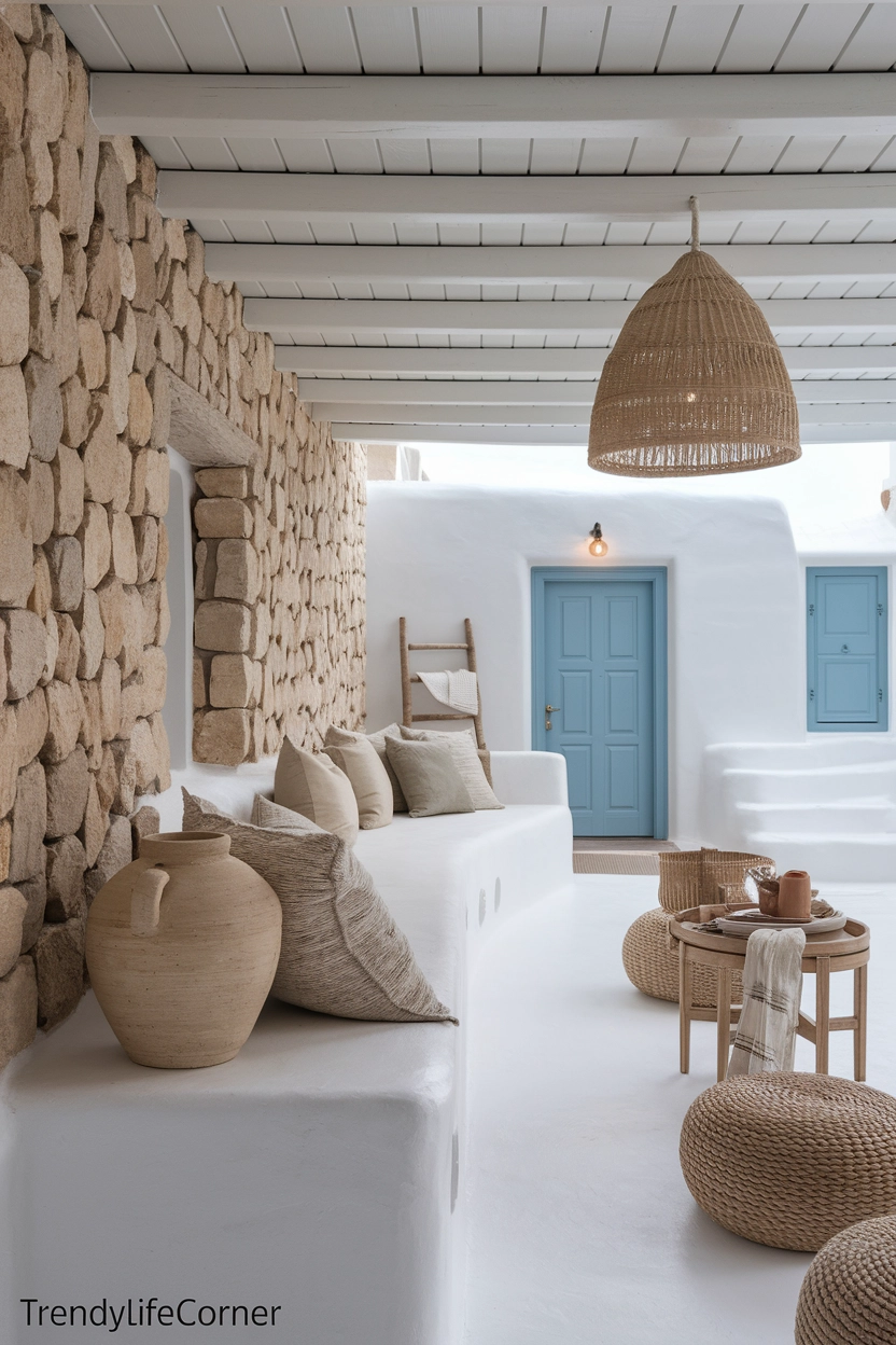 Decorate with Natural Stone and Textured Elements