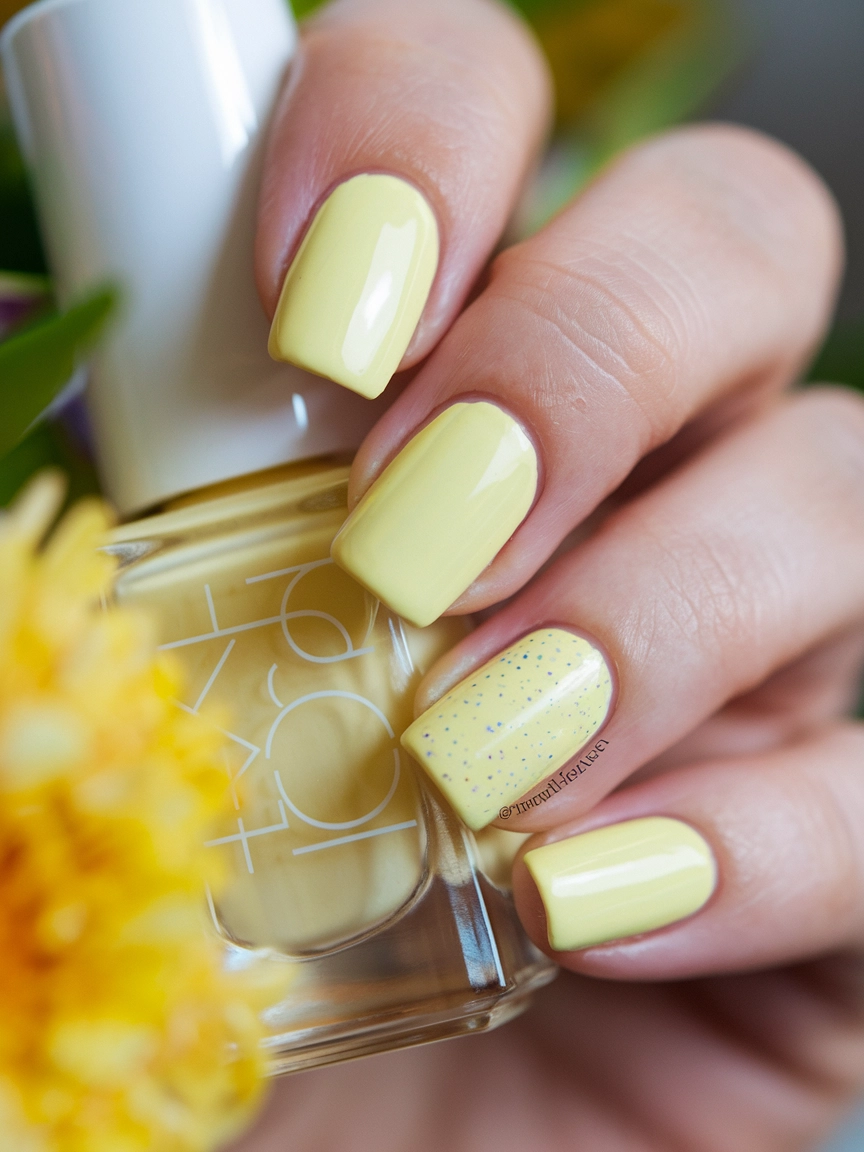 Lemon Sorbet Nails