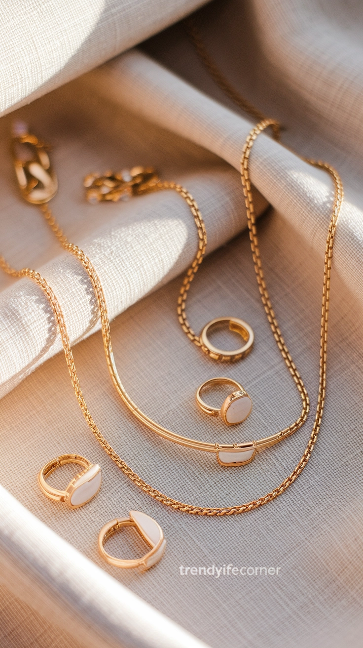 Gold Jewelry Adds Warmth and Luxury