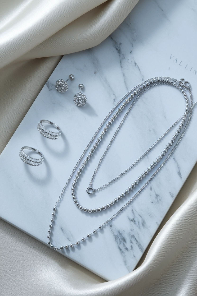 Silver Jewelry Creates a Fresh Modern Look
