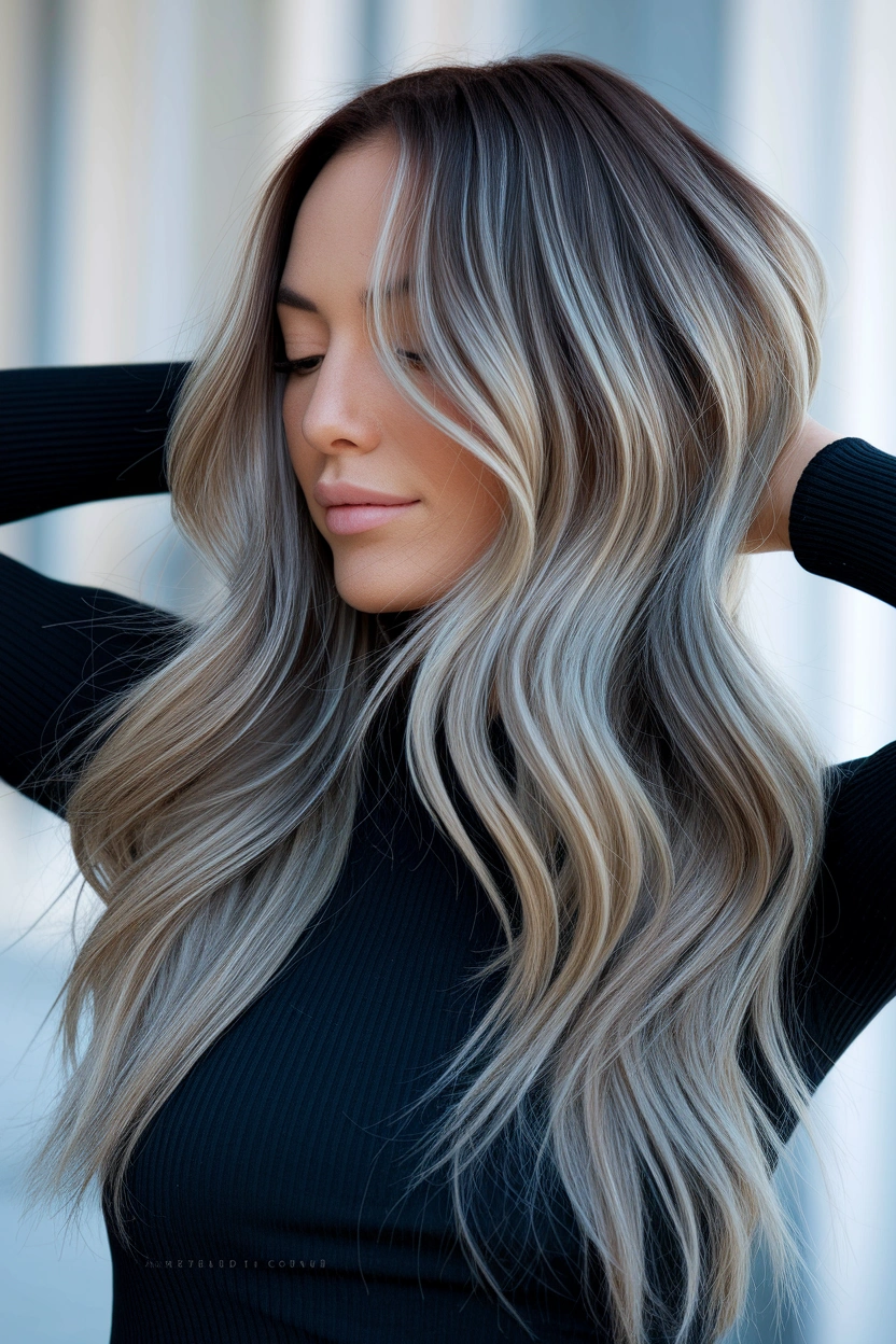 Long Hair with a Braided Crown