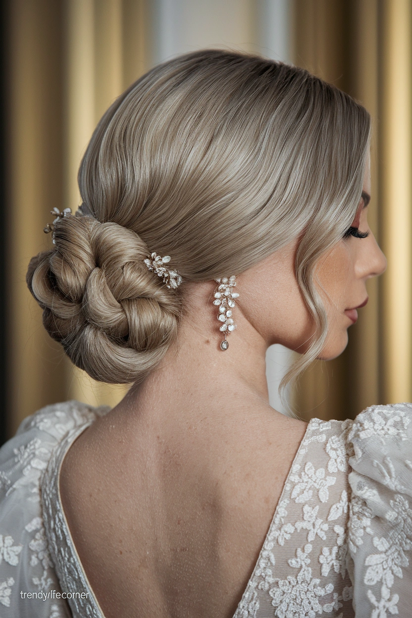 Elegant Low Chignon for Special Occasions