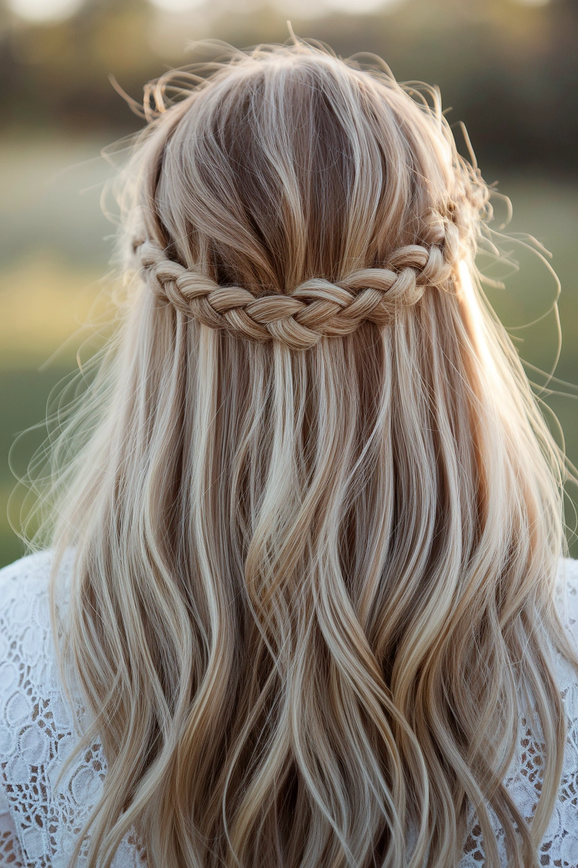 Boho Braided Long Hair
