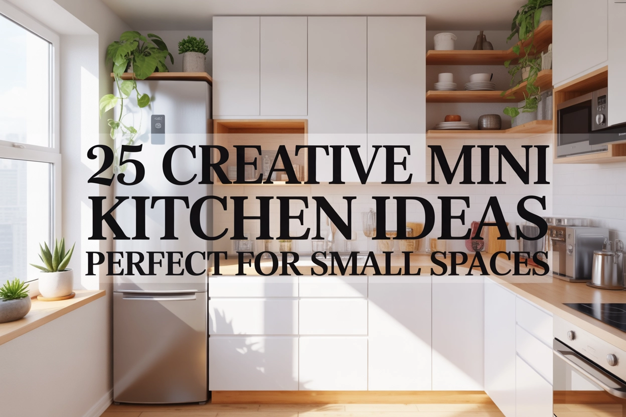 25 Creative Mini Kitchen Ideas Perfect for Small Spaces