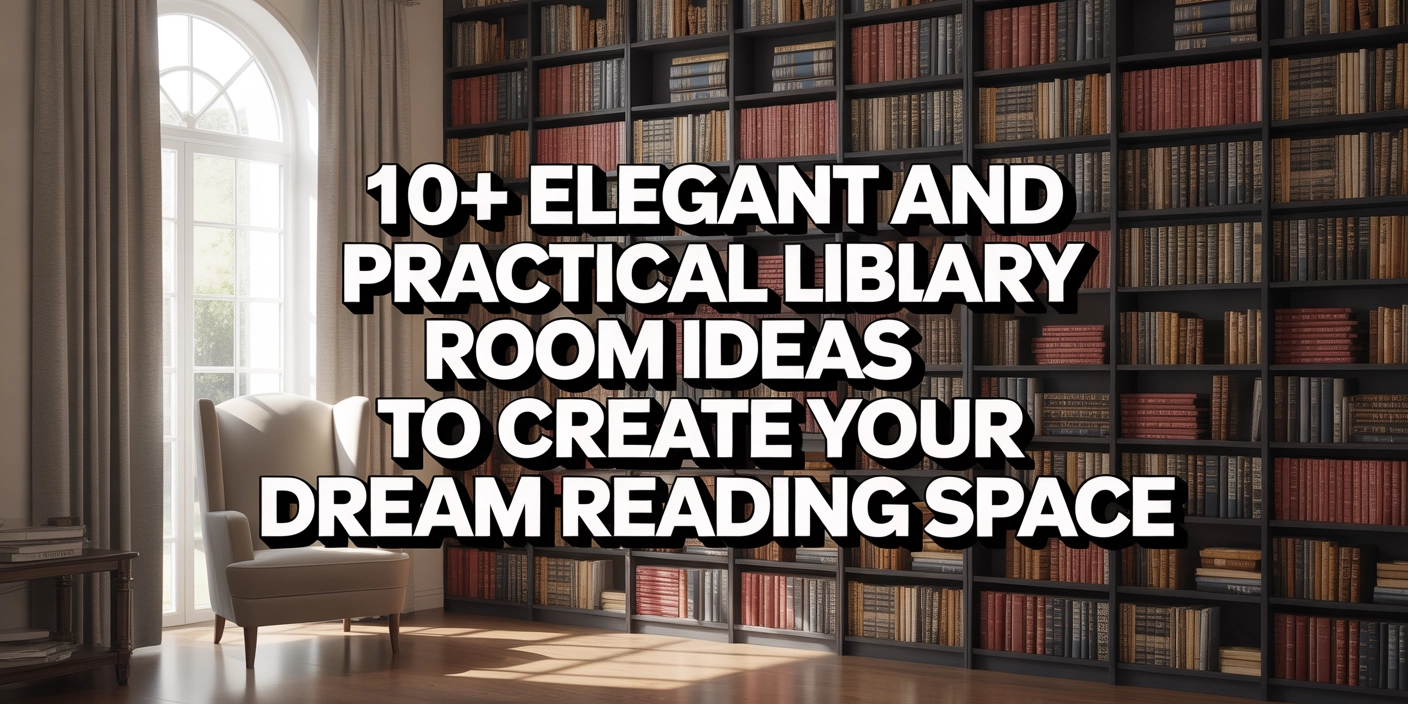 Elegant and Practical Library Room Ideas
