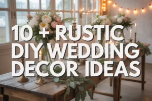 10+ Rustic DIY Wedding Decor Ideas That Wow Guests